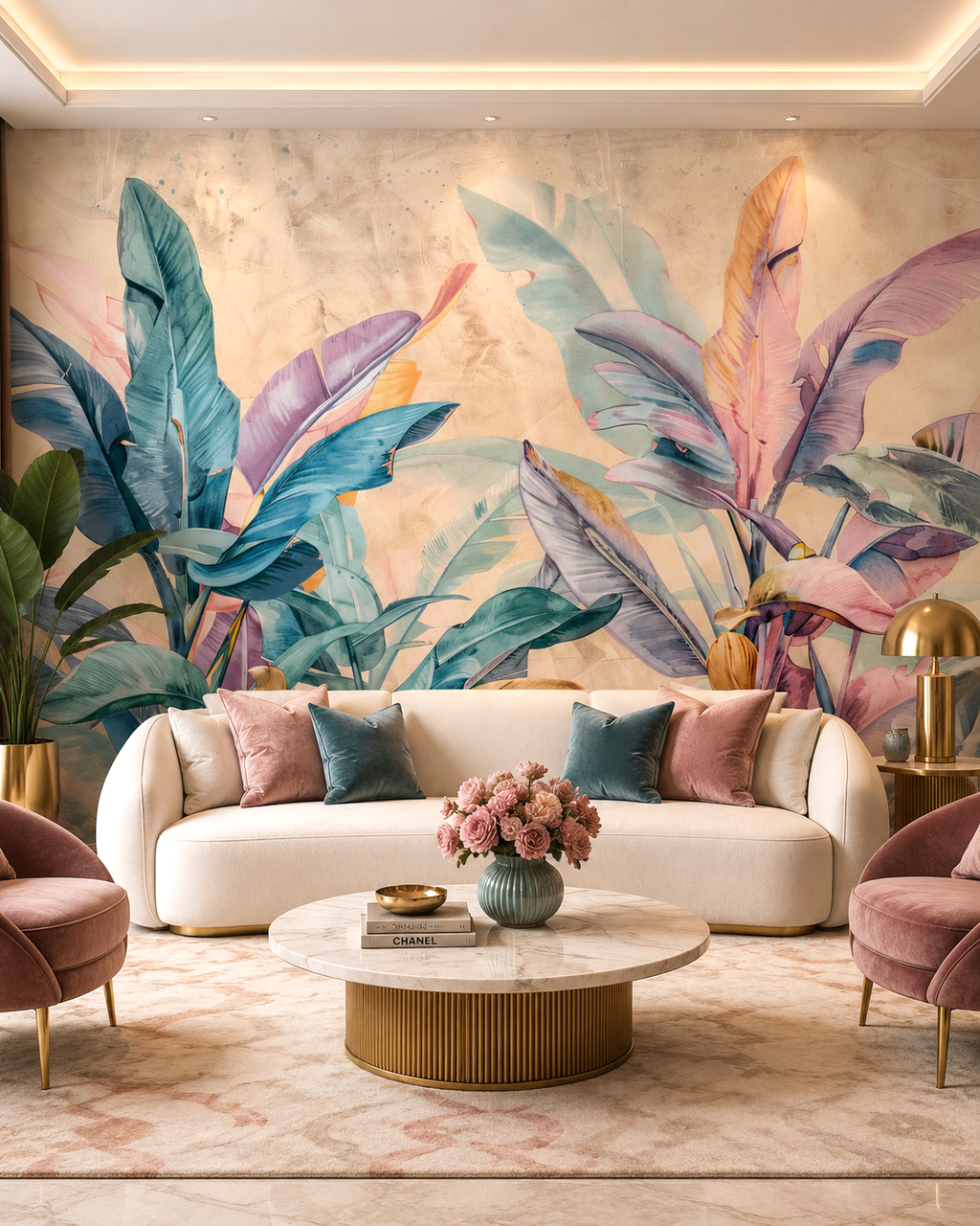 Botanical Whispers Wall Mural