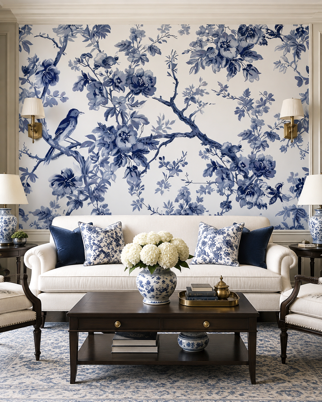 Midnight Bloom Wall Mural