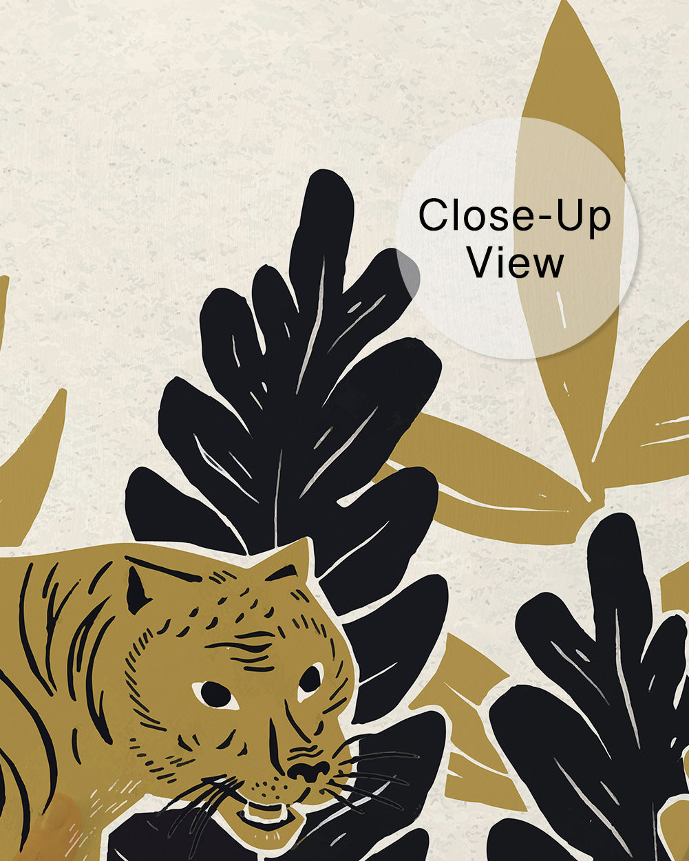 Golden Jungle Wall Mural