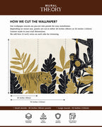 Golden Jungle Wall Mural