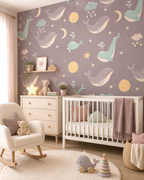 Moonlit Meadow Wall Mural