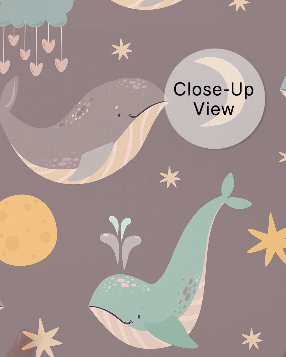 Moonlit Meadow Wall Mural