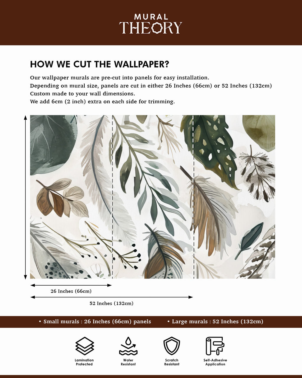 Botanical Whispers Wall Mural