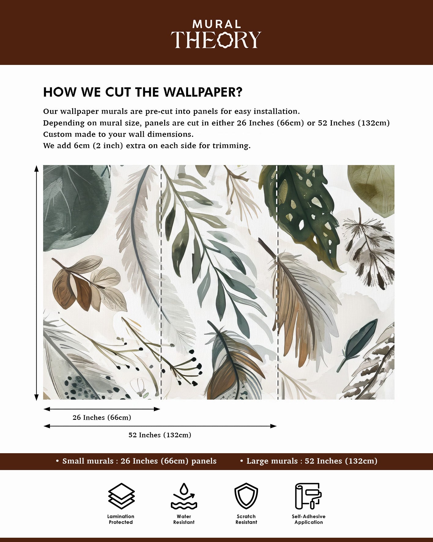 Botanical Whispers Wall Mural
