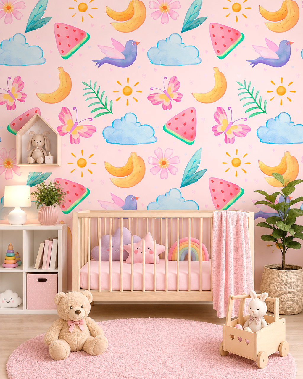 Botanical Whispers Wall Mural