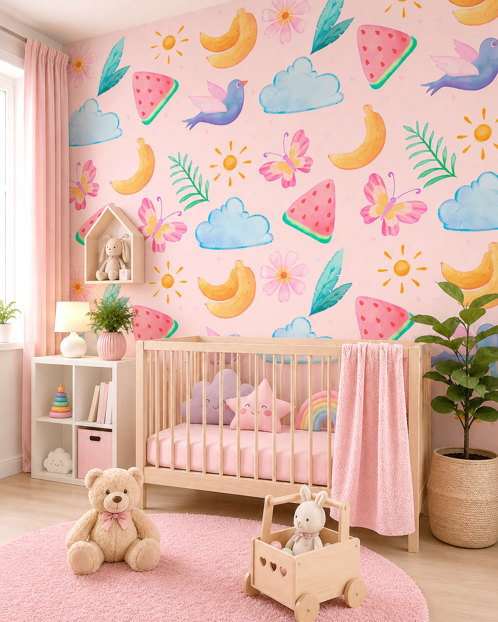 Botanical Whispers Wall Mural
