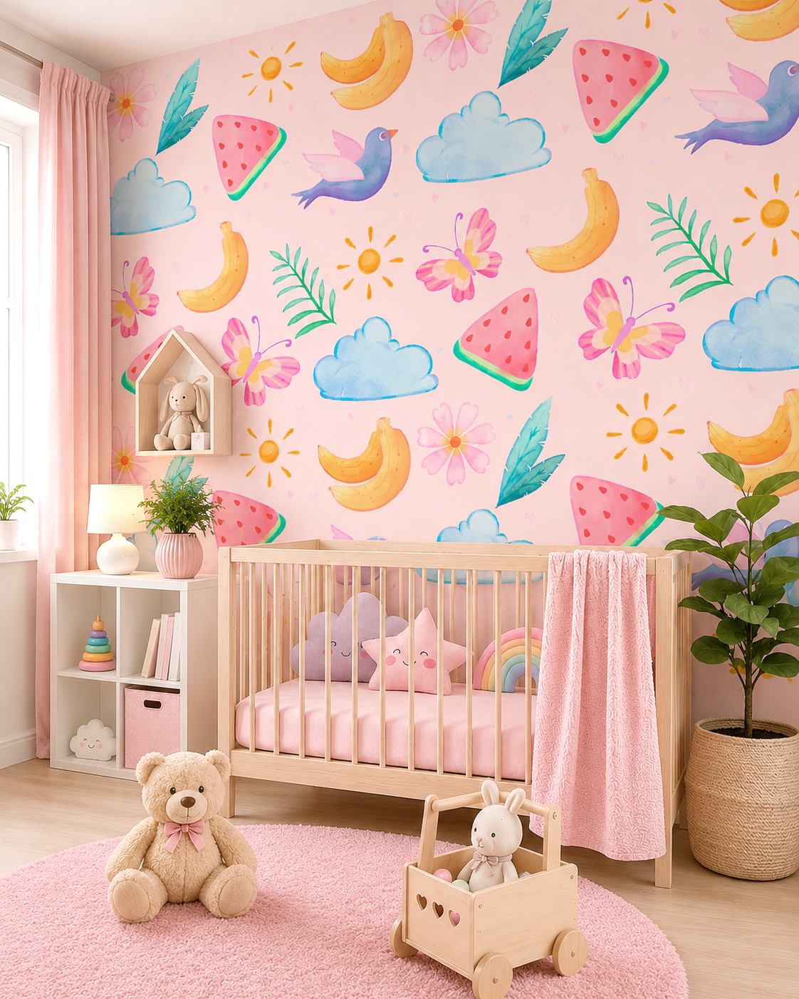 Botanical Whispers Wall Mural