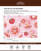 Tomato Blush Wall Mural