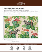 Tropical Safari Wall Mural