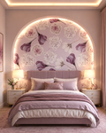 Blush Botanica Wall Mural