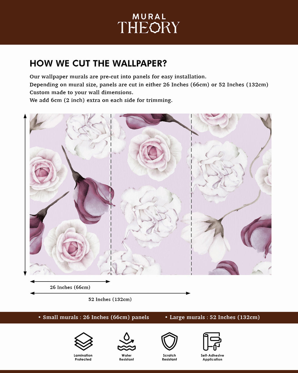 Blush Botanica Wall Mural