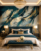 Gilded Jungle Wall Mural
