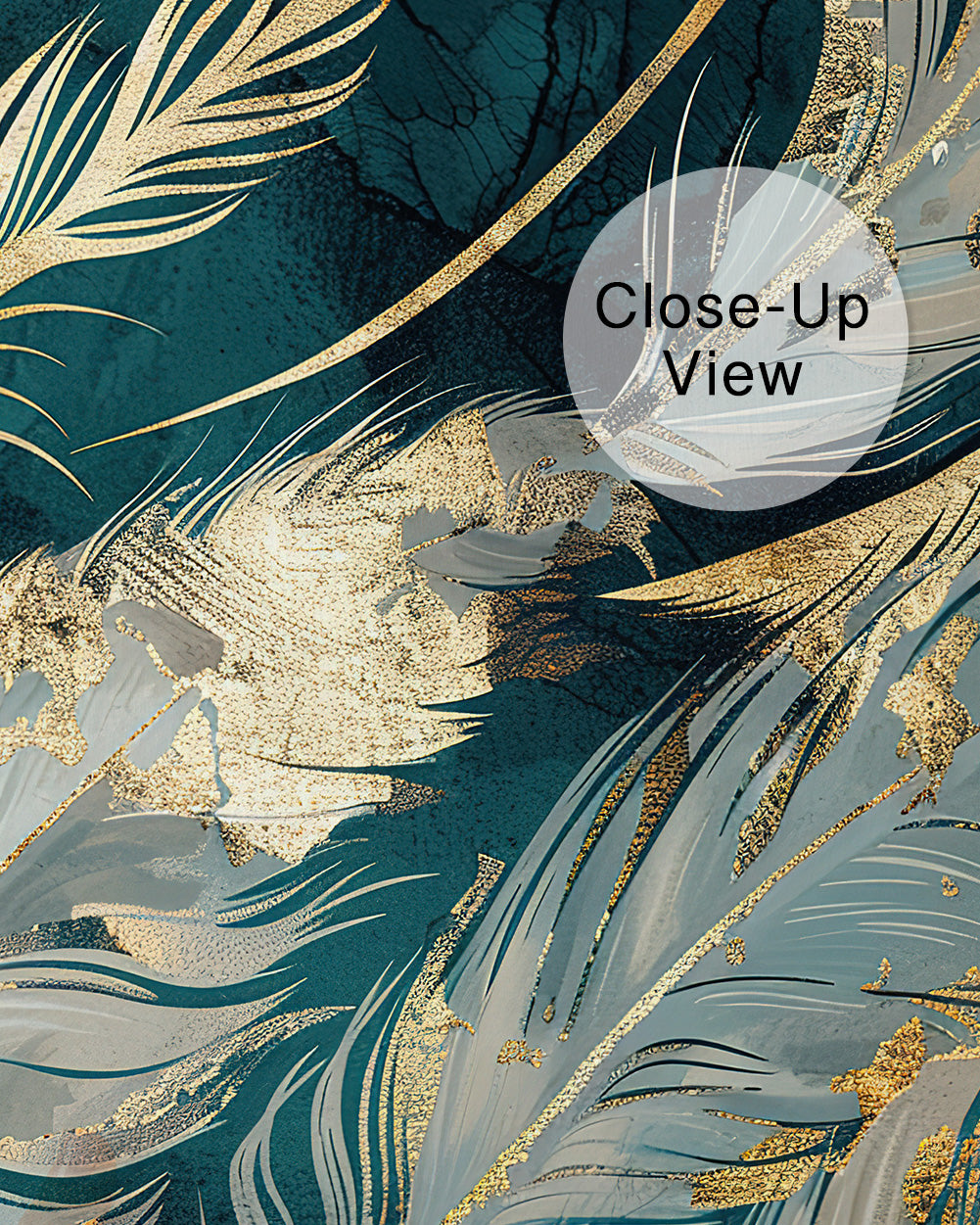 Gilded Jungle Wall Mural