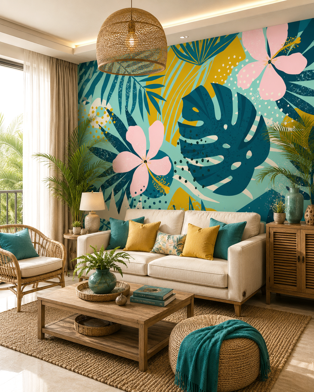 Tropical Harmony Wall Mural