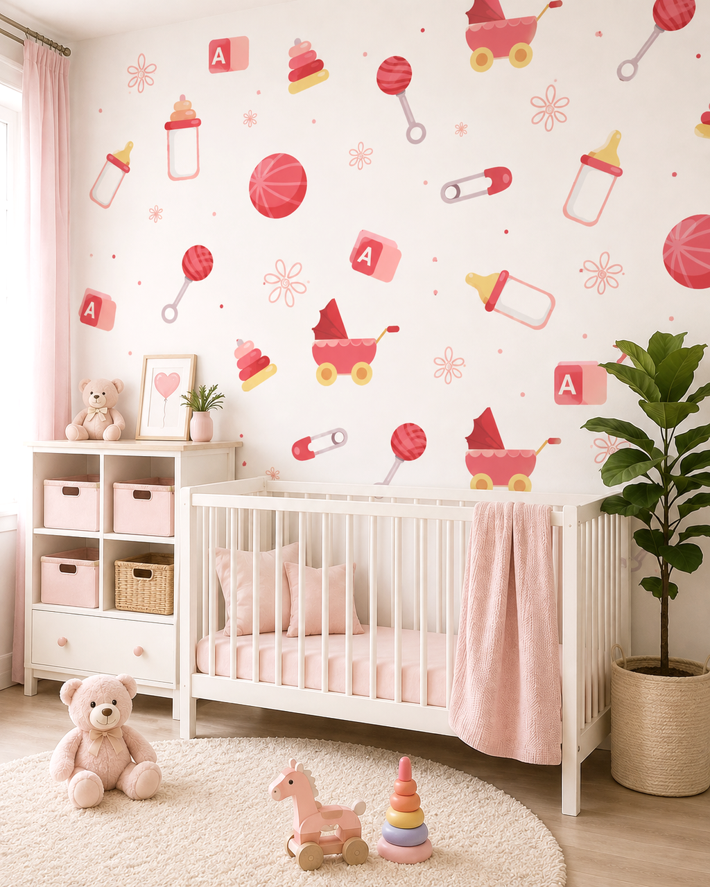 Playful Motion Wall Mural