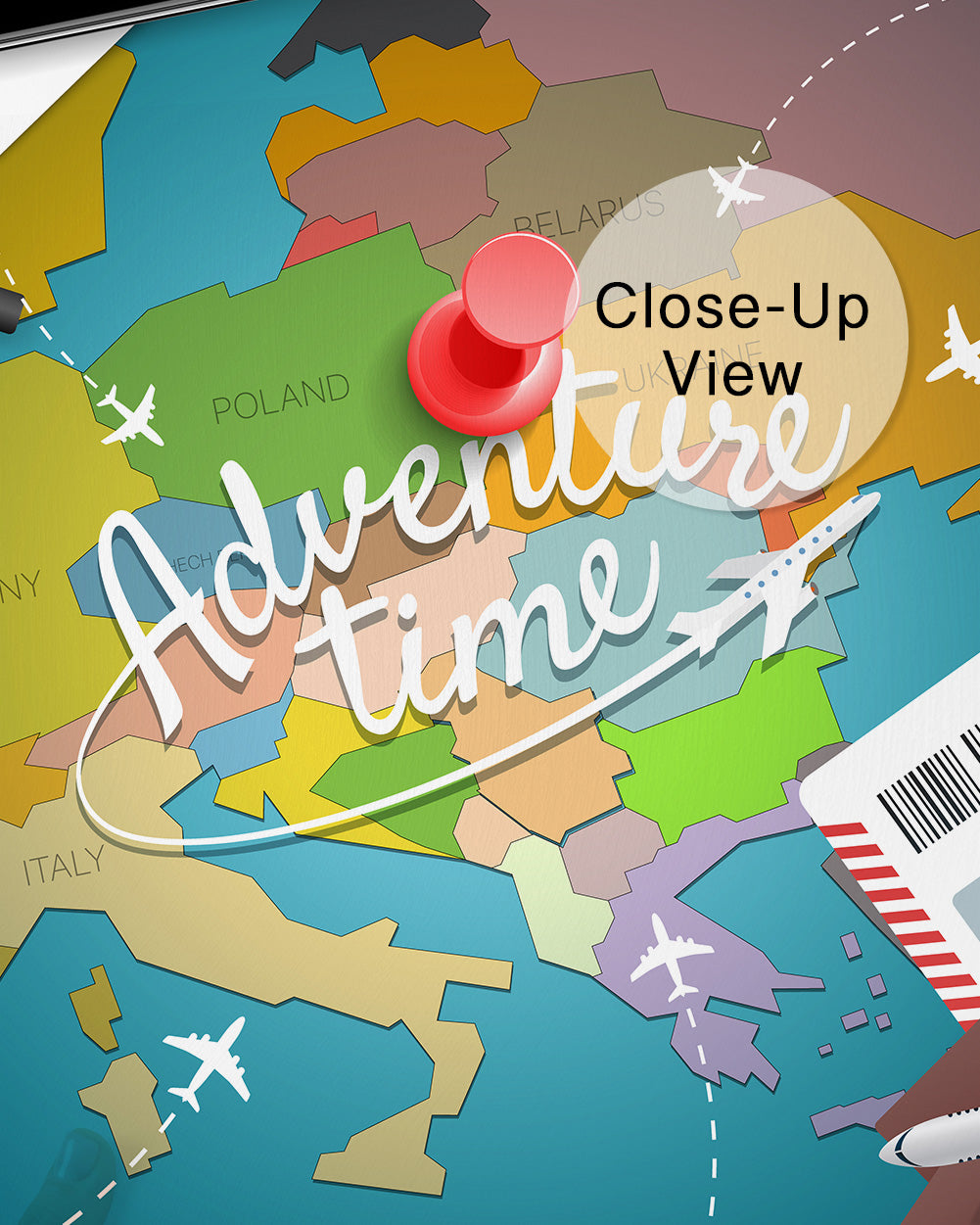 Wanderlust Maps Wall Mural