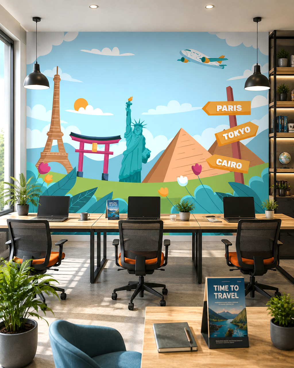 Parisian Journey Wall Mural