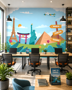 Parisian Journey Wall Mural
