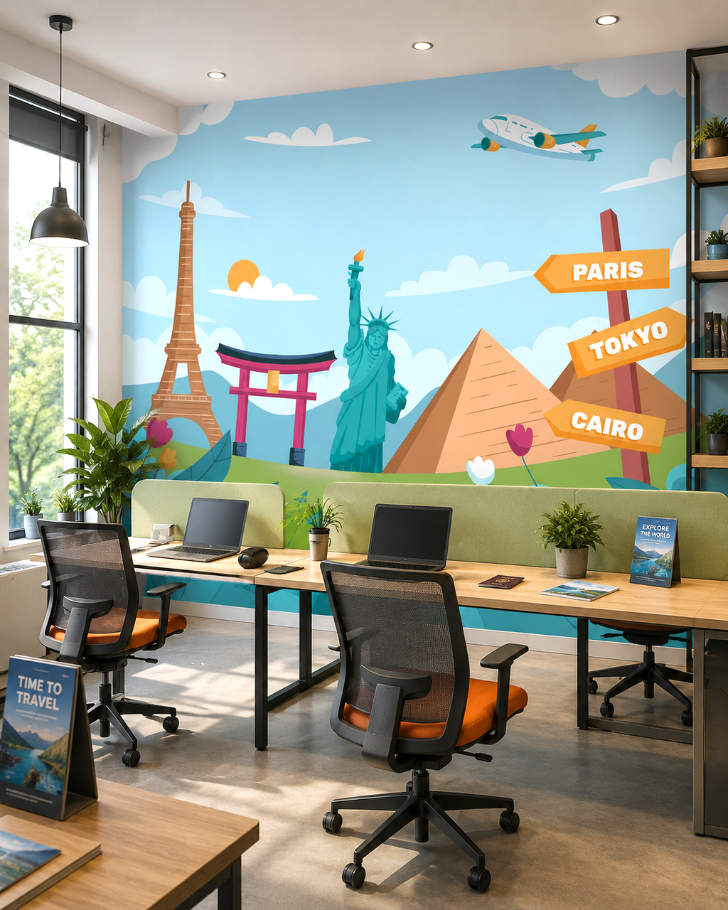 Parisian Journey Wall Mural