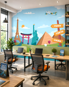 Parisian Journey Wall Mural