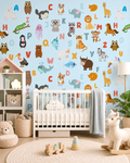 Alphabet Zoo Wall Mural
