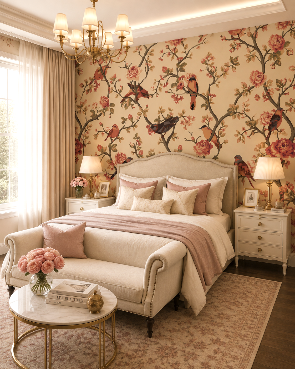 Autumn Aviary Wall Mural