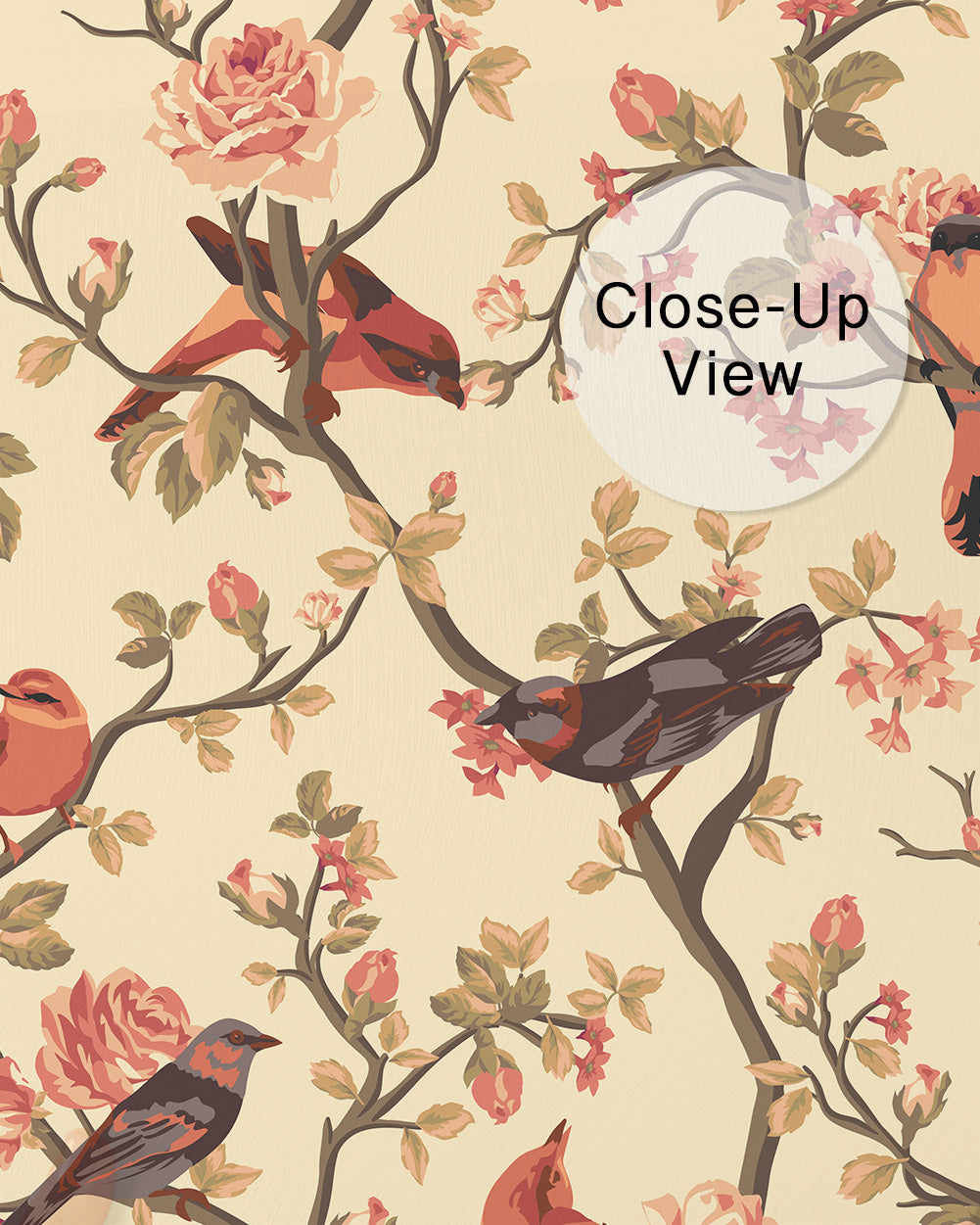 Autumn Aviary Wall Mural