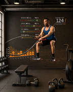 Dynamic Gym Wall Mural
