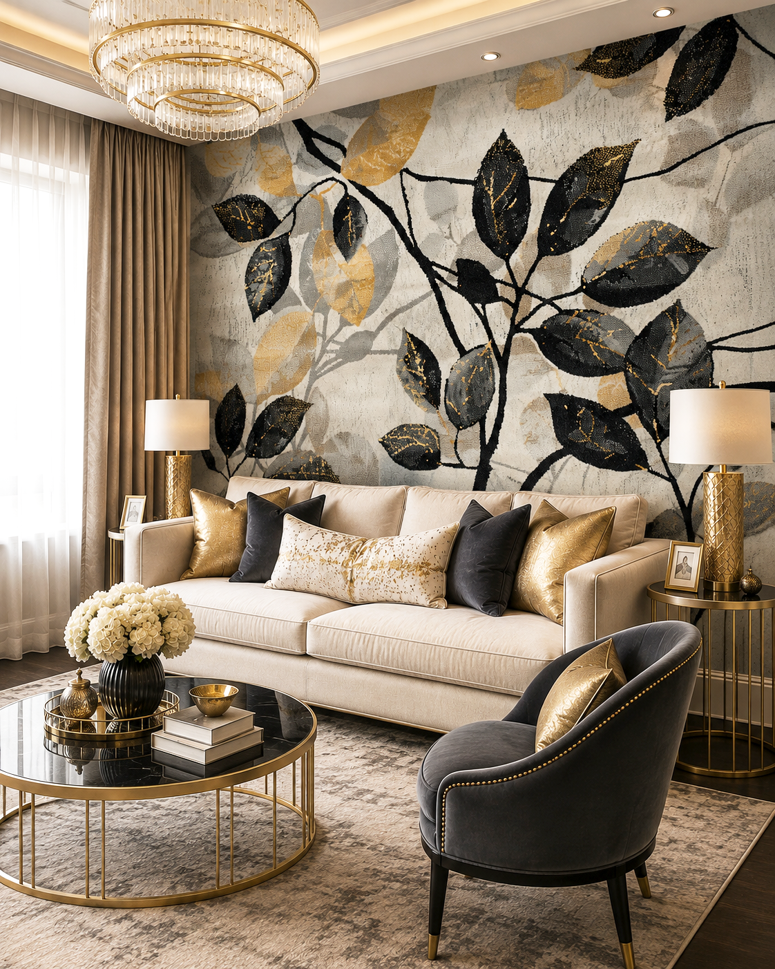 Autumn Aviary Wall Mural