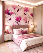 Blushing Botanica Wall Mural
