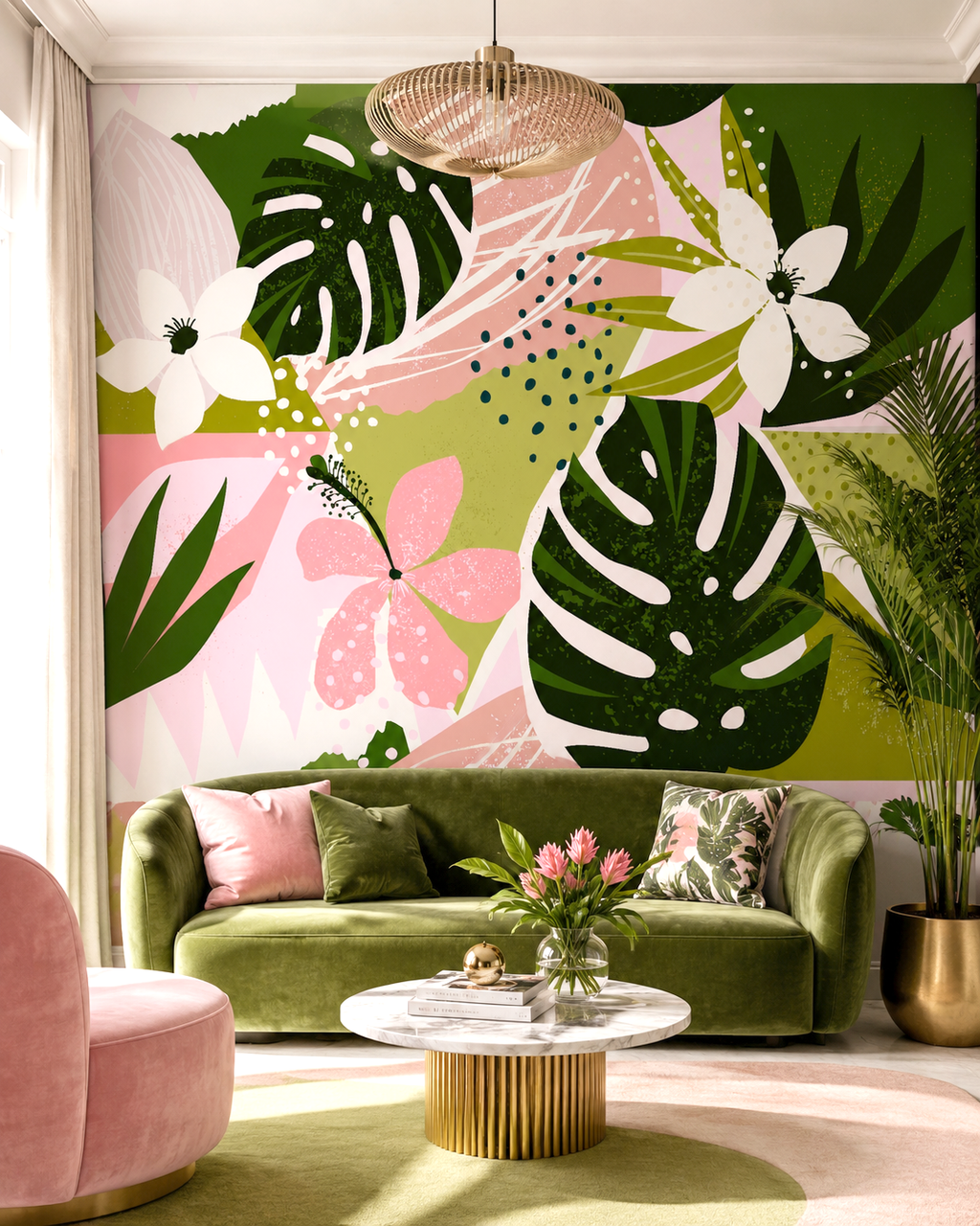 Lily Dreams Wall Mural
