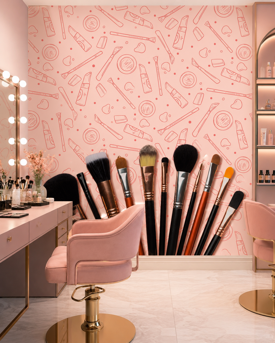 Cosmetic Dreams Wall Mural