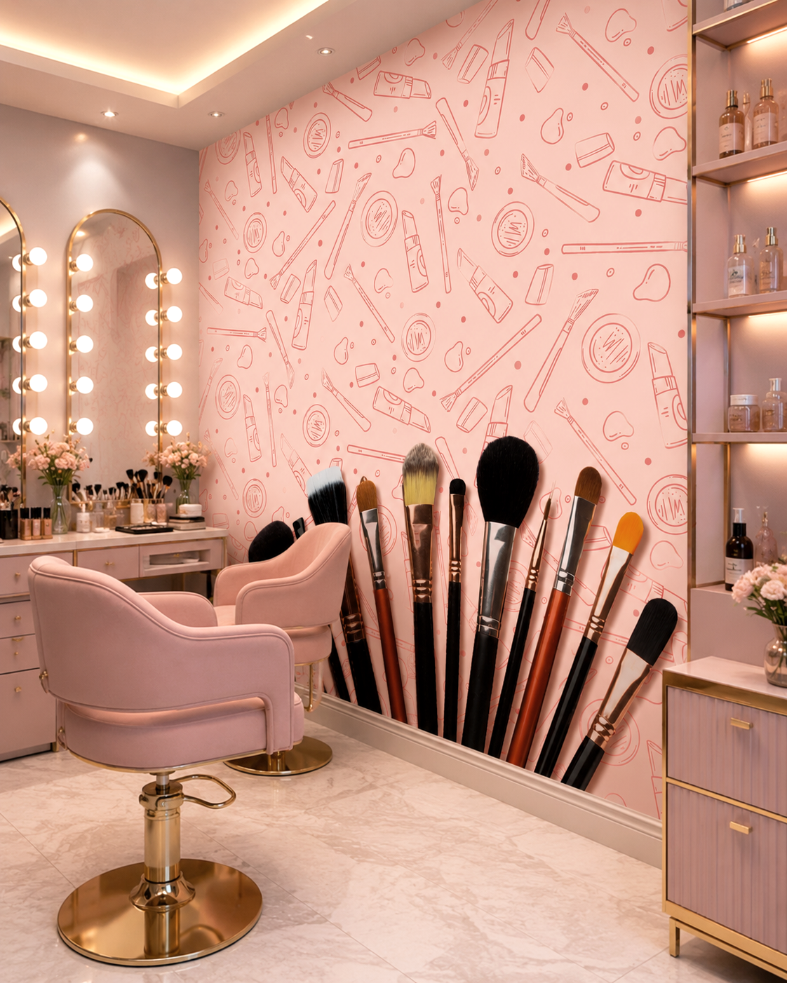 Cosmetic Dreams Wall Mural
