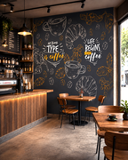 Coffee Canvas Wall Mural