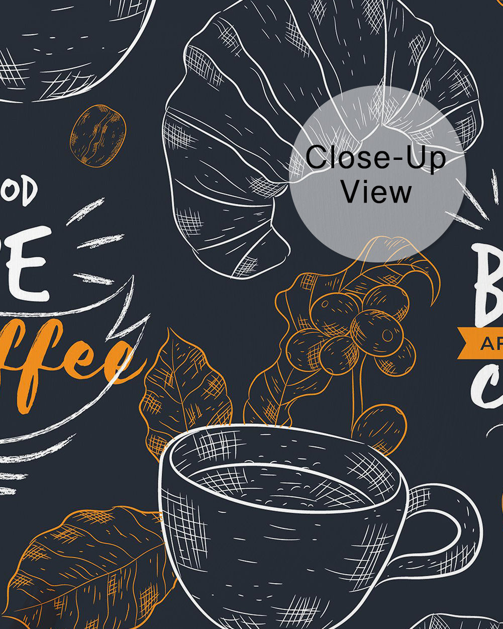 Coffee Canvas Wall Mural