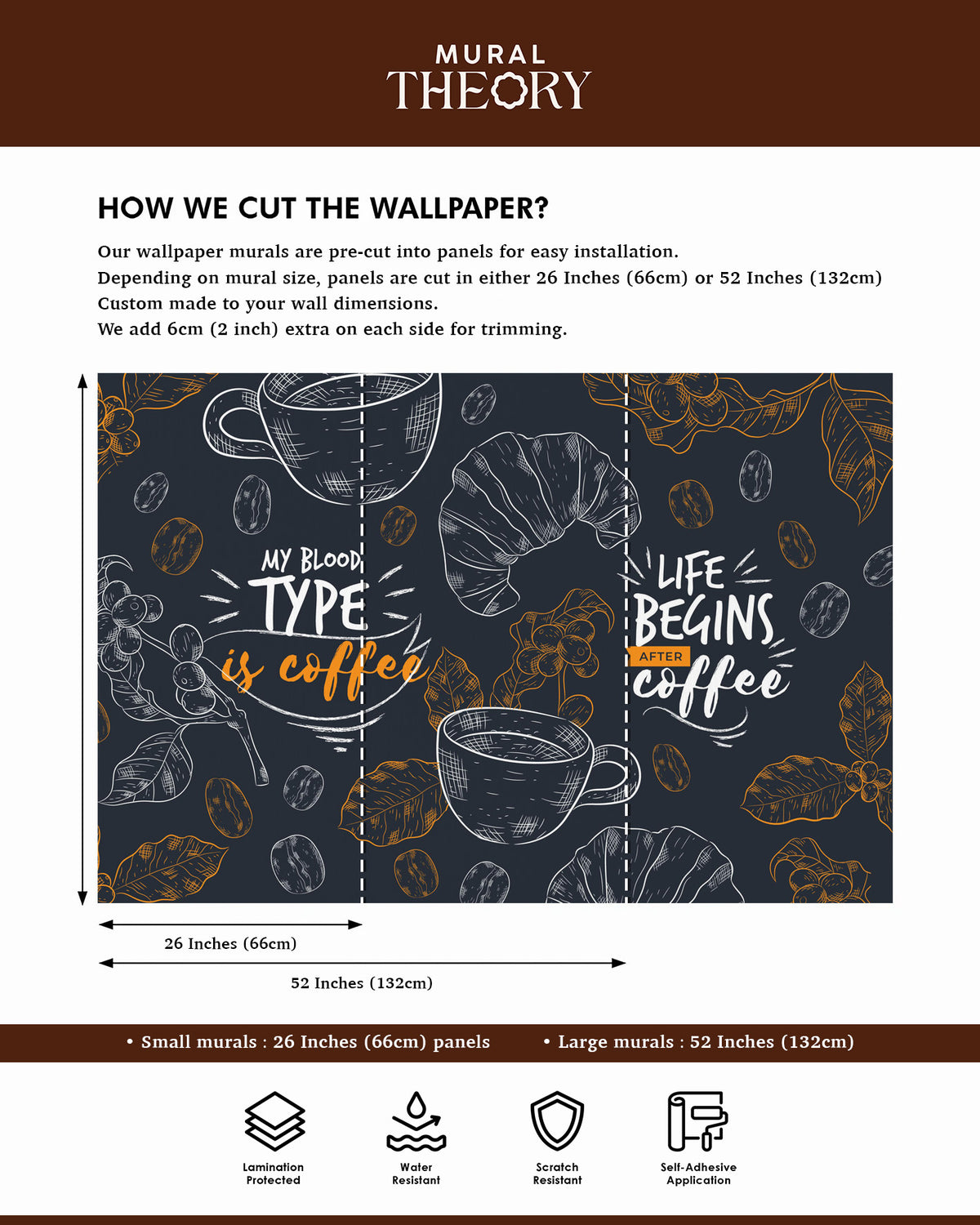 Coffee Canvas Wall Mural