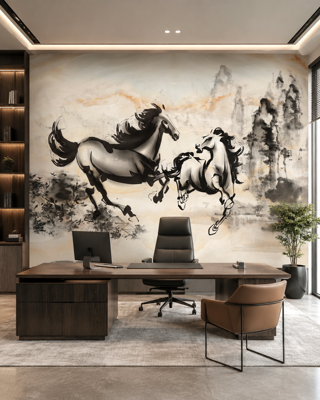Galloping Grace Wall Mural