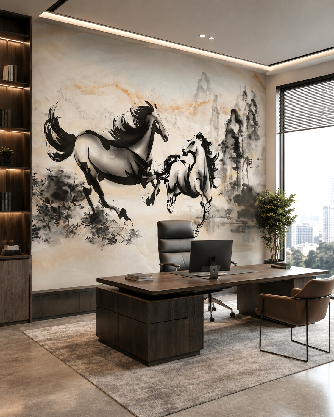 Galloping Grace Wall Mural