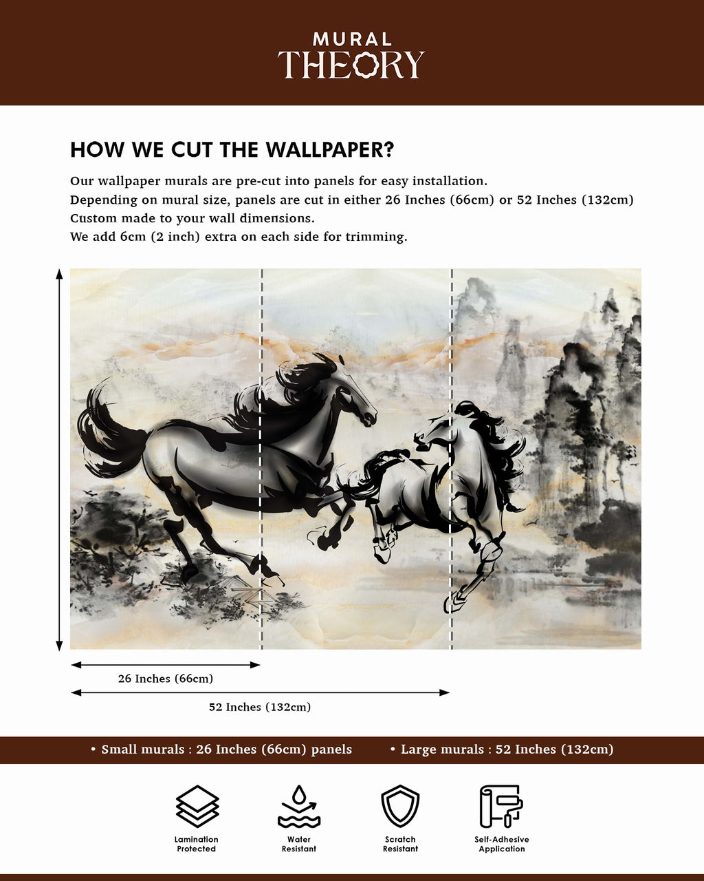 Galloping Grace Wall Mural
