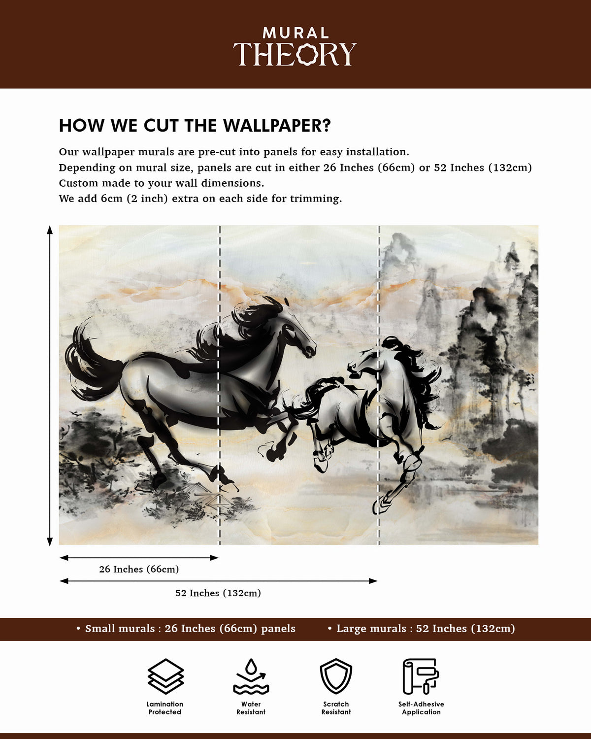 Galloping Grace Wall Mural