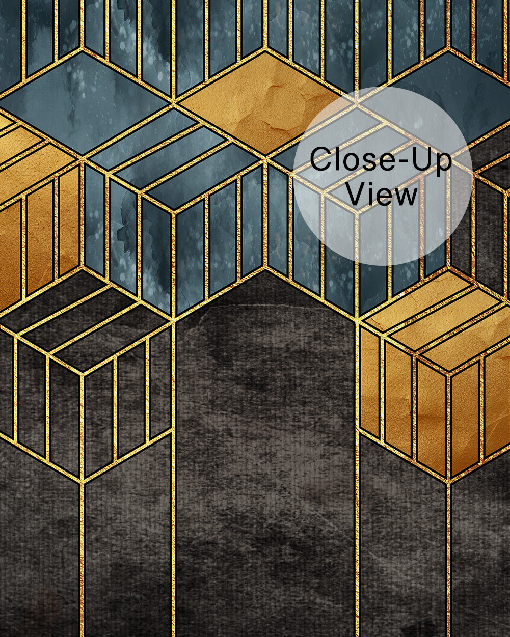 Golden Prism Wall Mural