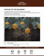 Golden Prism Wall Mural