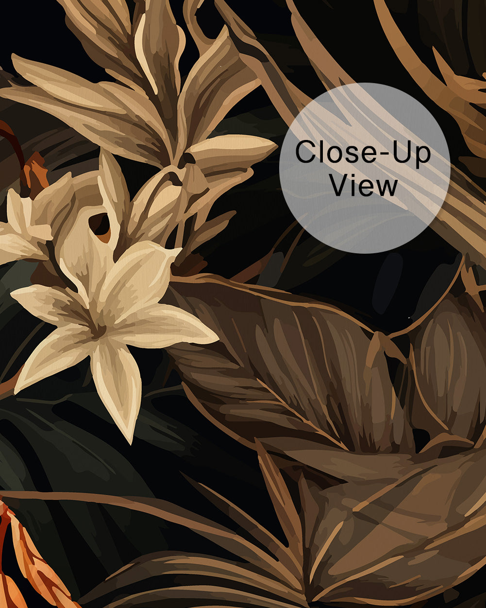 Ember Bloom Wall Mural