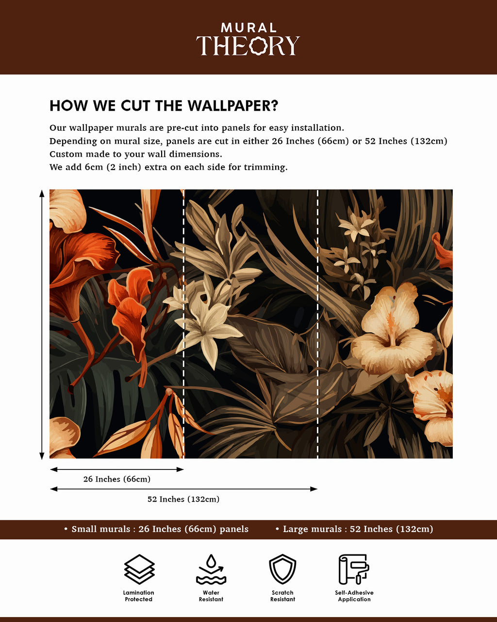 Ember Bloom Wall Mural