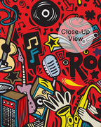 Rhythm Riot Wall Mural