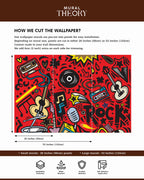 Rhythm Riot Wall Mural