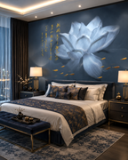 Midnight Bloom Wall Mural
