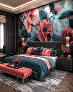 Velvet Bloom Wall Mural
