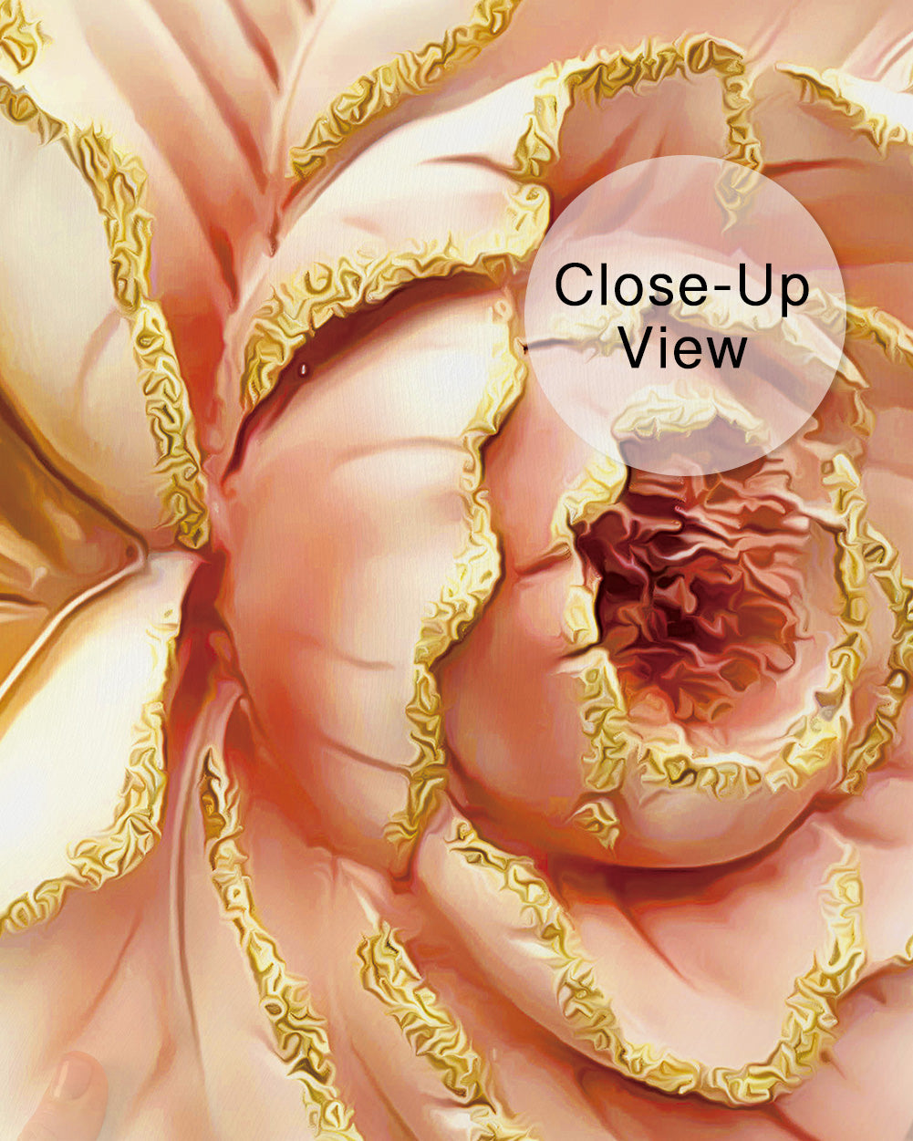 Golden Peony Wall Mural