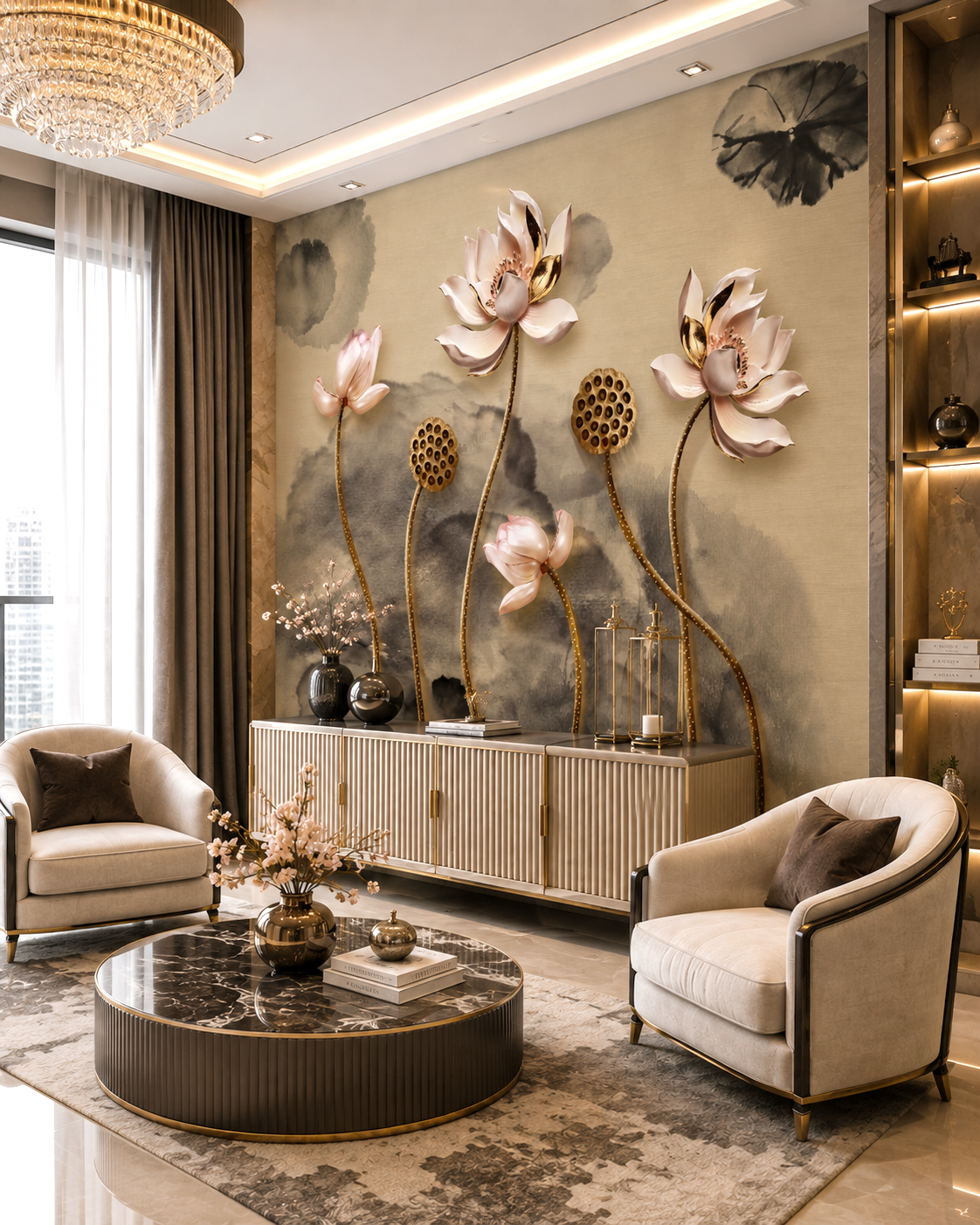 Lotus Reverie Wall Mural